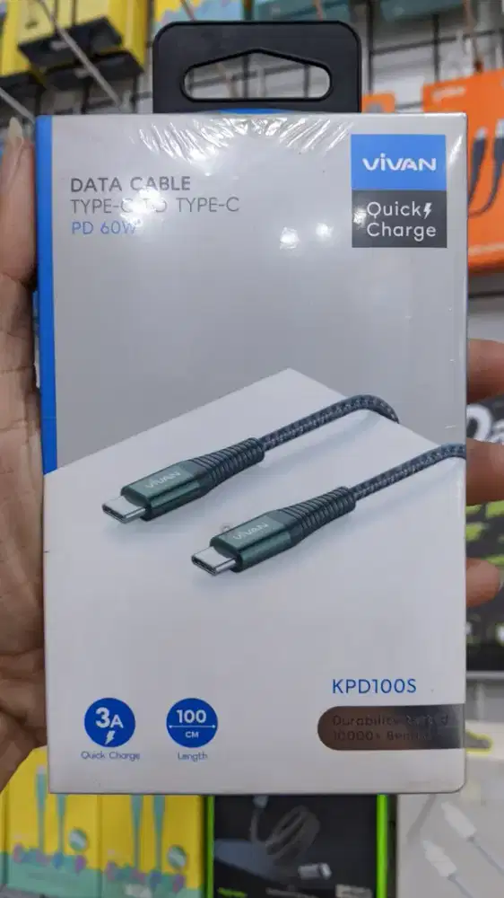 KABEL DATA TYPE-C VIVAN KPD100S