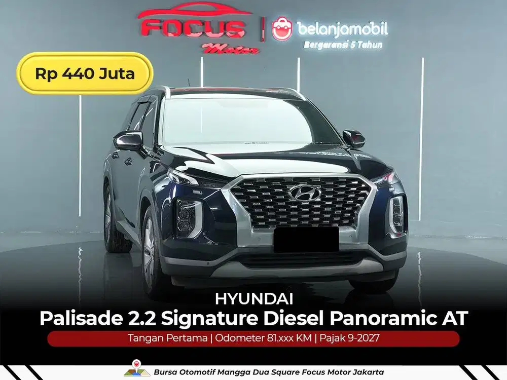 [ GARANSI 5TH ] Hyundai Palisade 2.2 Signature Diesel 2021/2022