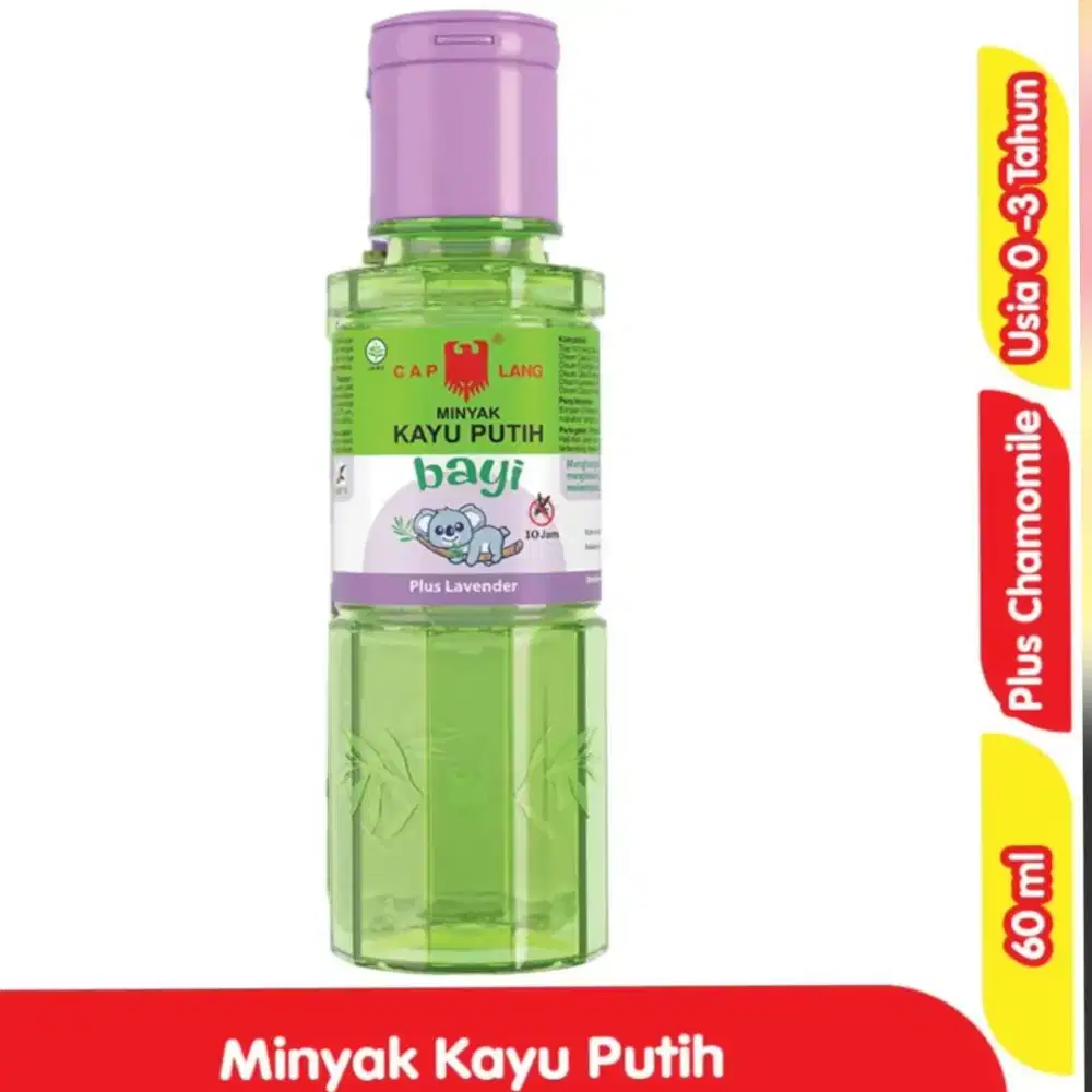 HARGA PROMO: Cap Lang Minyak Kayu Putih Bayi plus Lavender 60 ml