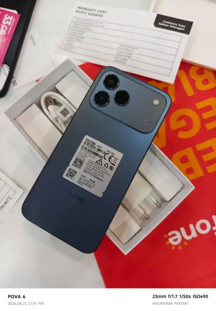 Spark 50 Ram 8/128 + 7000 mAh + Bypass Charger + Promo 200k