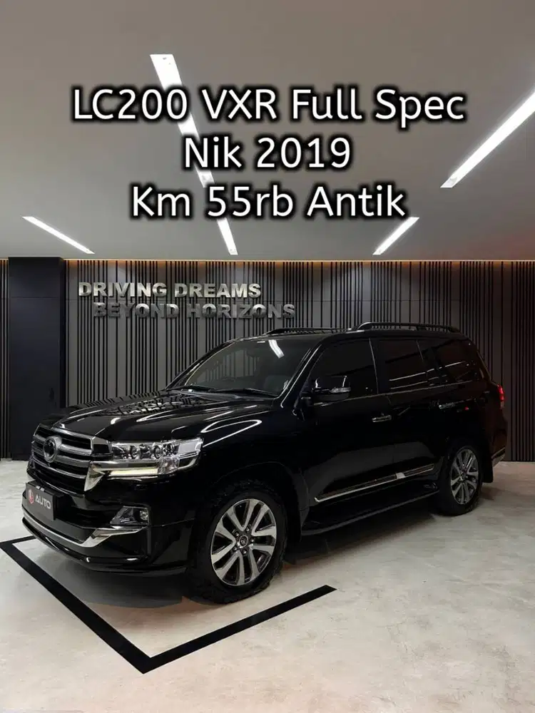 Toyota Land Cruiser VXR Full Spec 2019 Hitam LC LC200 Km55rb KT1904RS