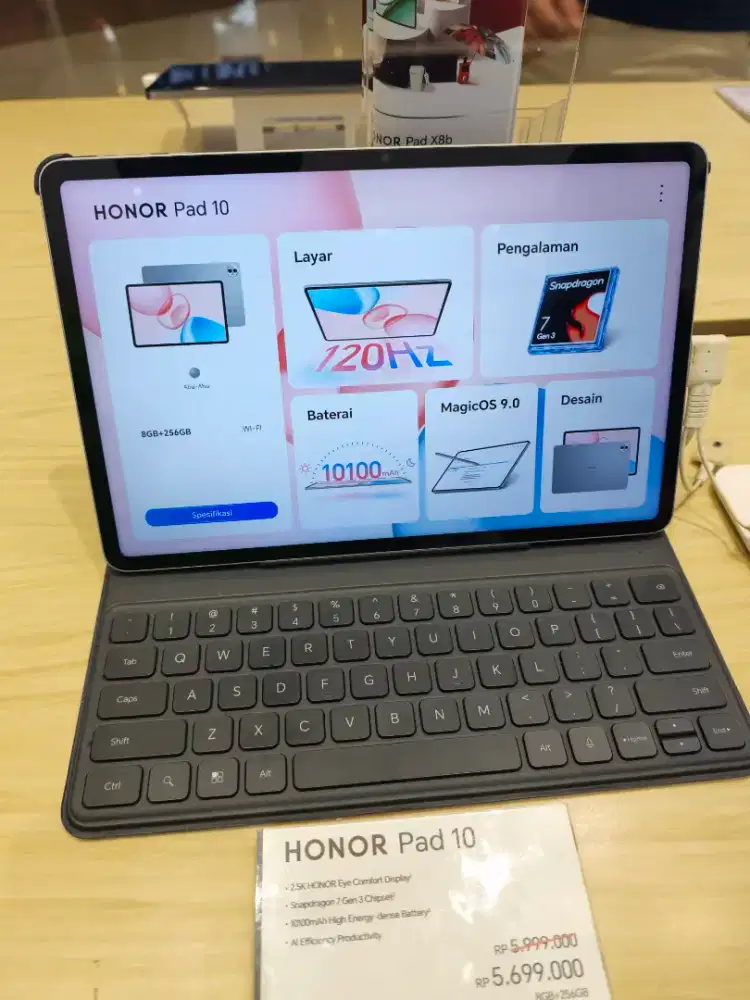 HONOR PAD 10 8/256 GB INCLUDE PEN + KEYBOARD