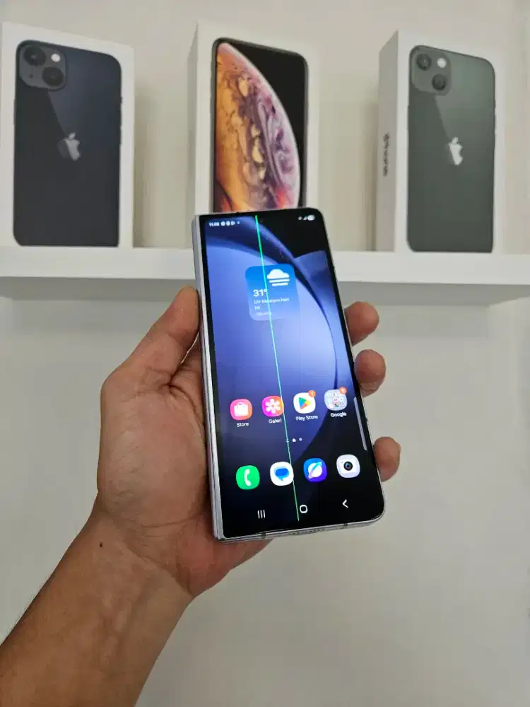 Jual Murah Samsung Z Fold 5 512gb Icy Blue Ex.SEIN (-baca deskripsi)