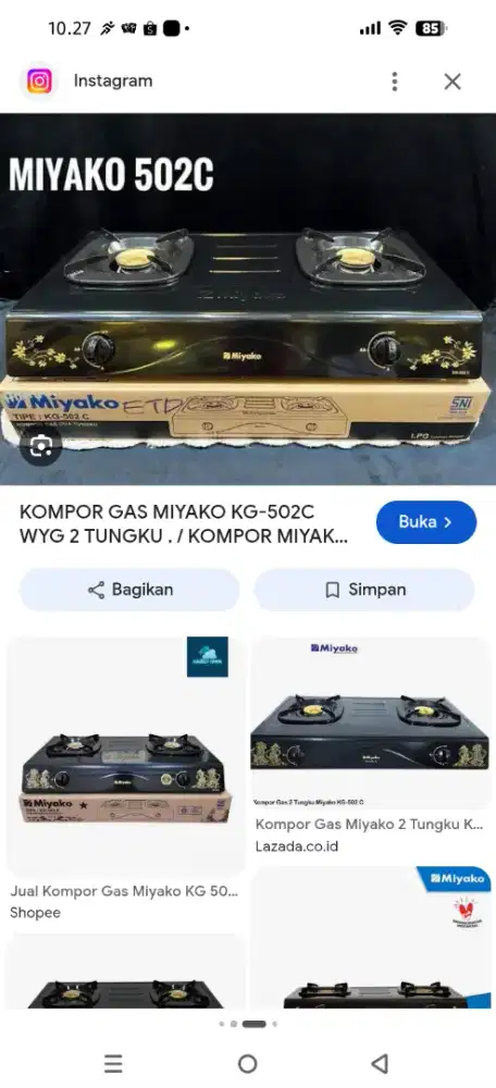 KOMPOR GAS 2 TUNGKU