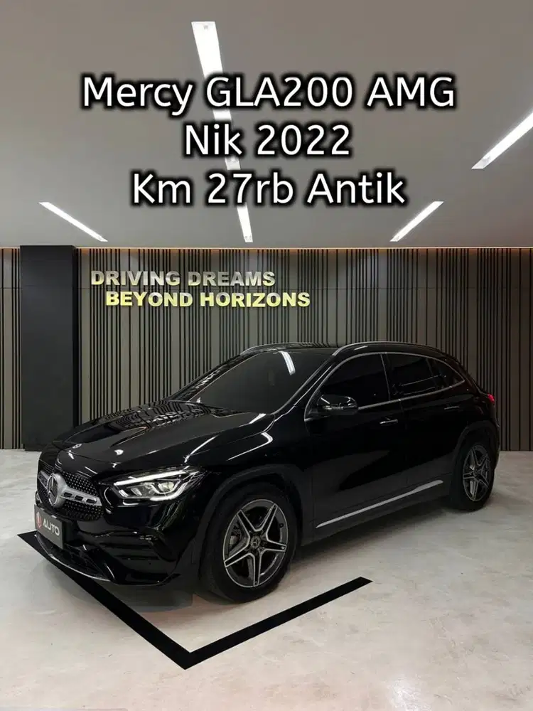 Mercedes Benz GLA200 AT 2022 Mercy GLA 200 Hitam Km27rb B1843VGZ