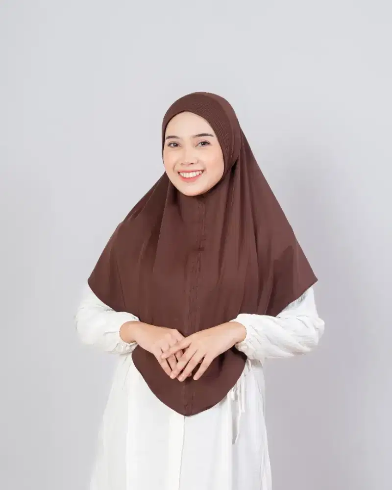 Hijab Nura Bulan Sabit - Jersey Balone Nyaman & Modis