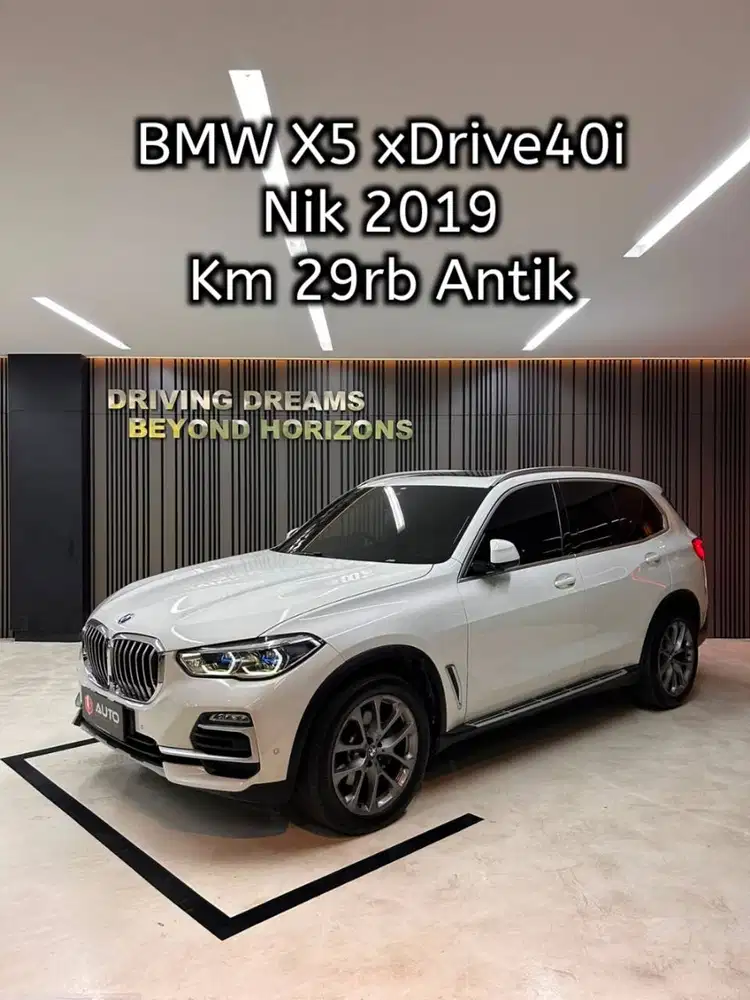 BMW X5 XDrive40i AT 2019 Putih Km29rb B138SWA