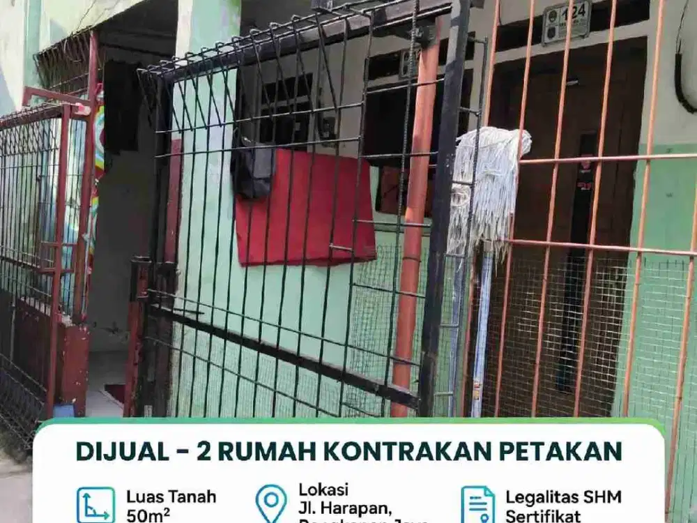 DI JUAL 2 UNIT KOBTRAKAN SUDAH TERISI