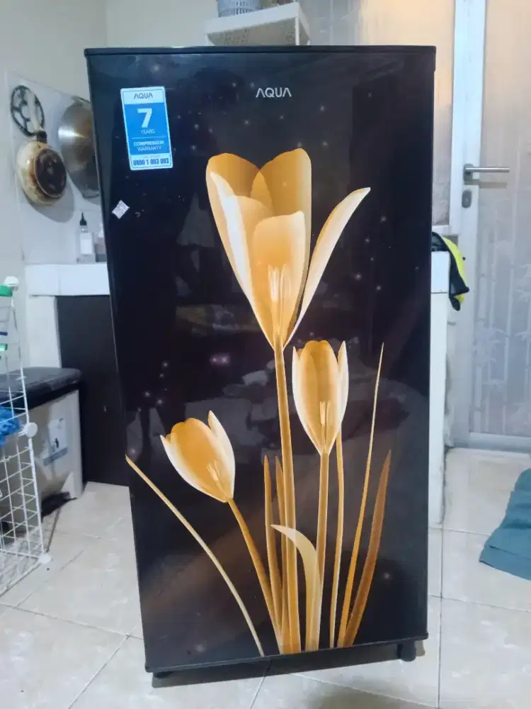 KULKAS AQUA 1Pintu, minus Freon Habis
