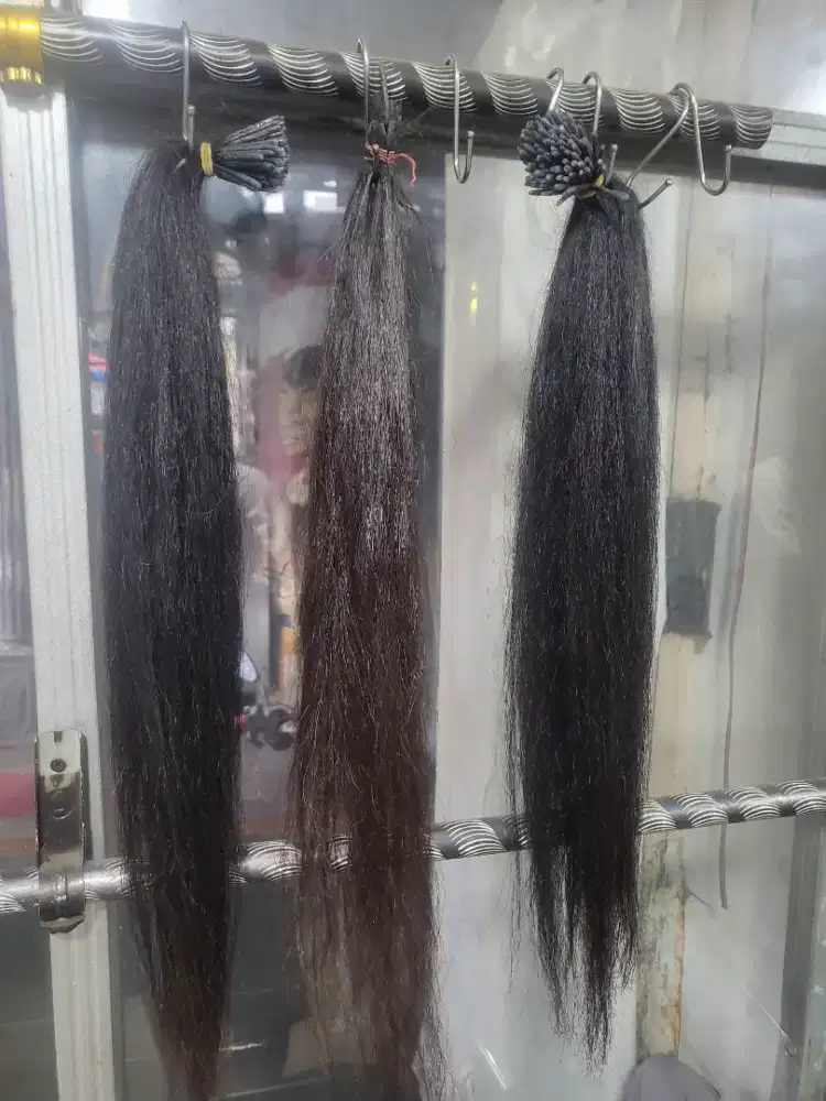 Rambut sambung 100 helai 60cm Hair extension