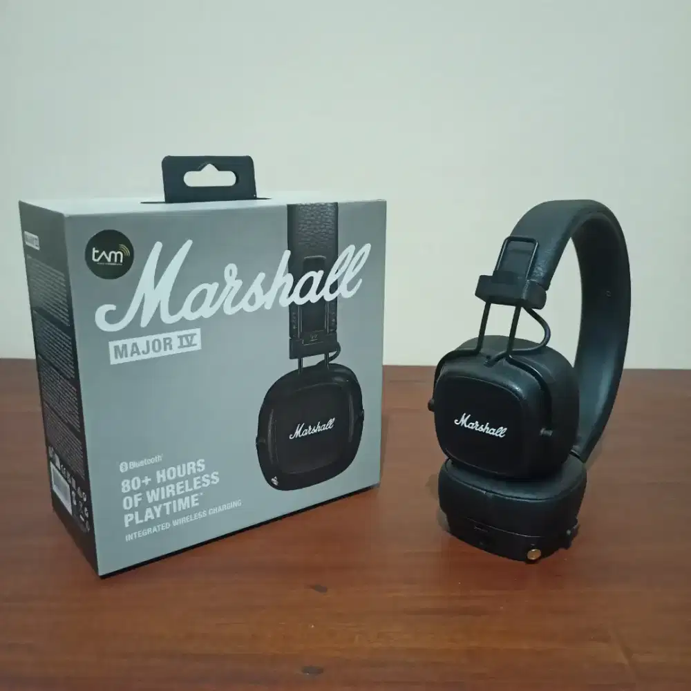 Marshall Major IV Black Original - Mulus Fullset