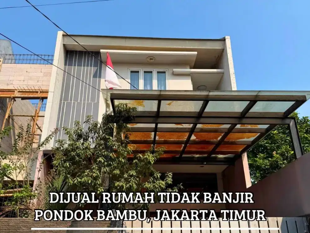Dijual Rumah Asri Komplek Pondok Bambu Duren Sawit Jakarta Timur