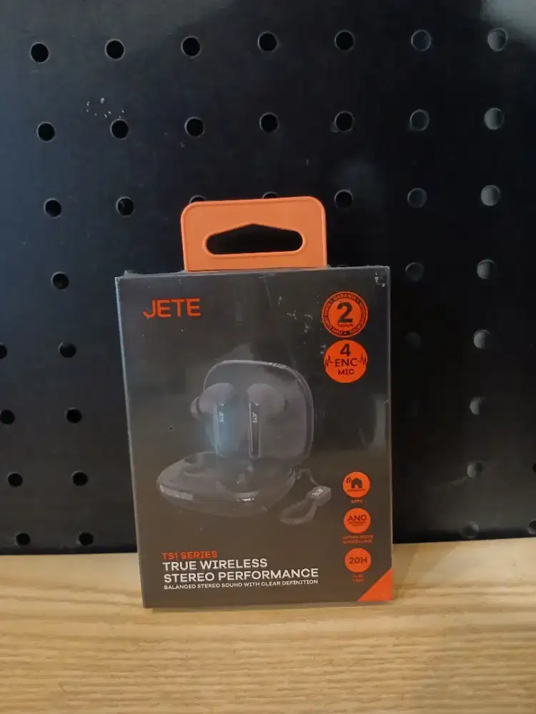 TWS JETE TS1 Headset Bluetooth V6.0 ANC NOISE CANCELLING