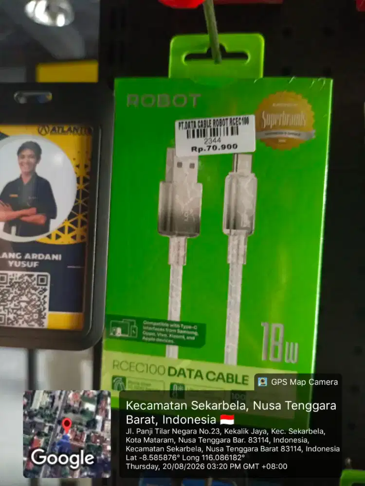 DATA CABLE ROBOT RCEC100