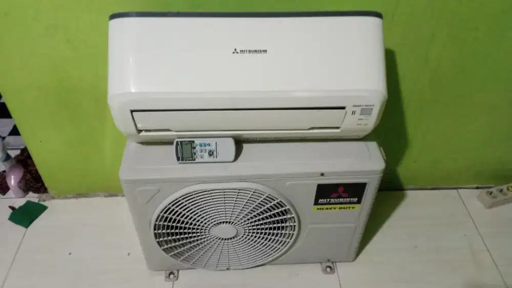 Terima dingin. Tinggal Pencet Remote. AC MITSHUBISHI  ½ PK. + Pasang