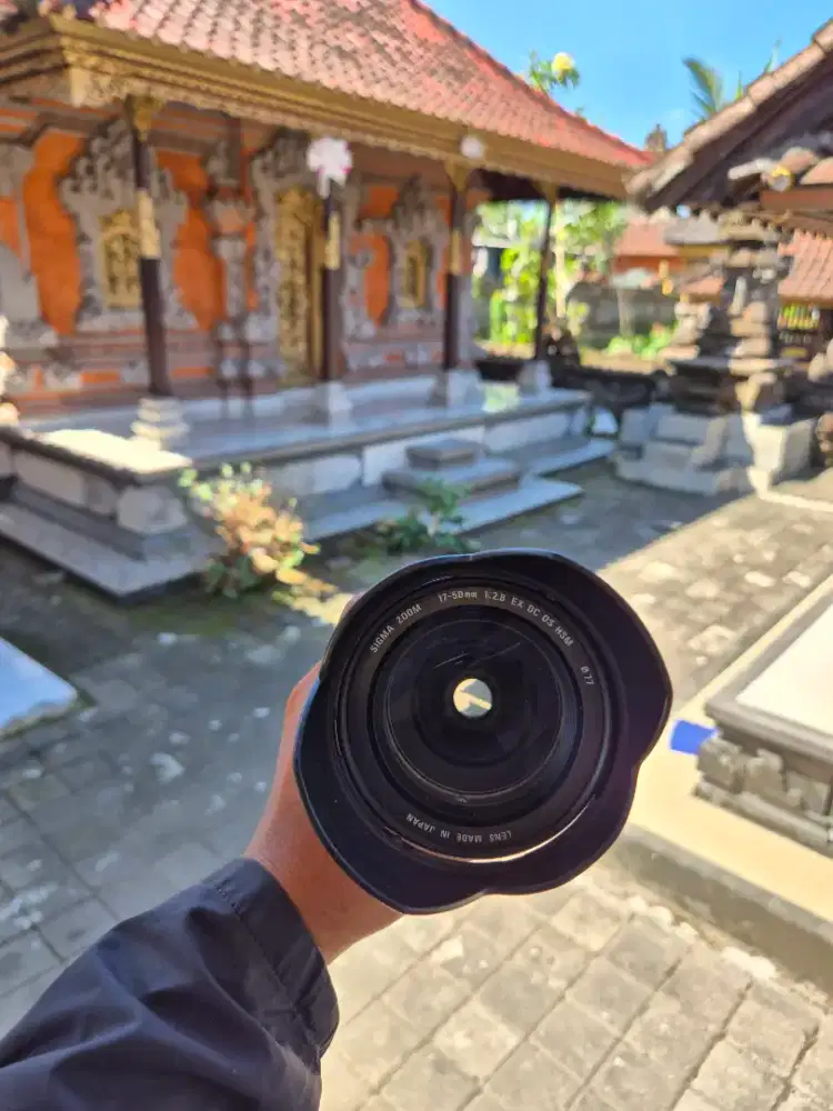 Lensa Sigma 17-55mm for canon