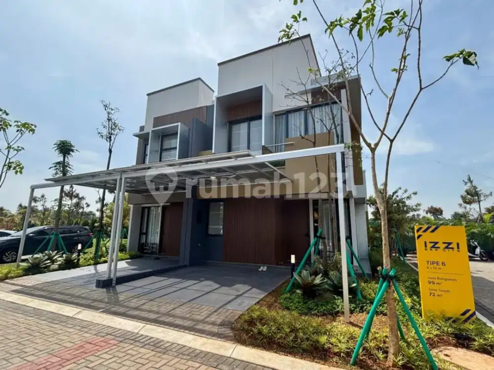 Dijual Rumah Baru 4 Kamar Cluster Izzi Bsd Gading Serpong