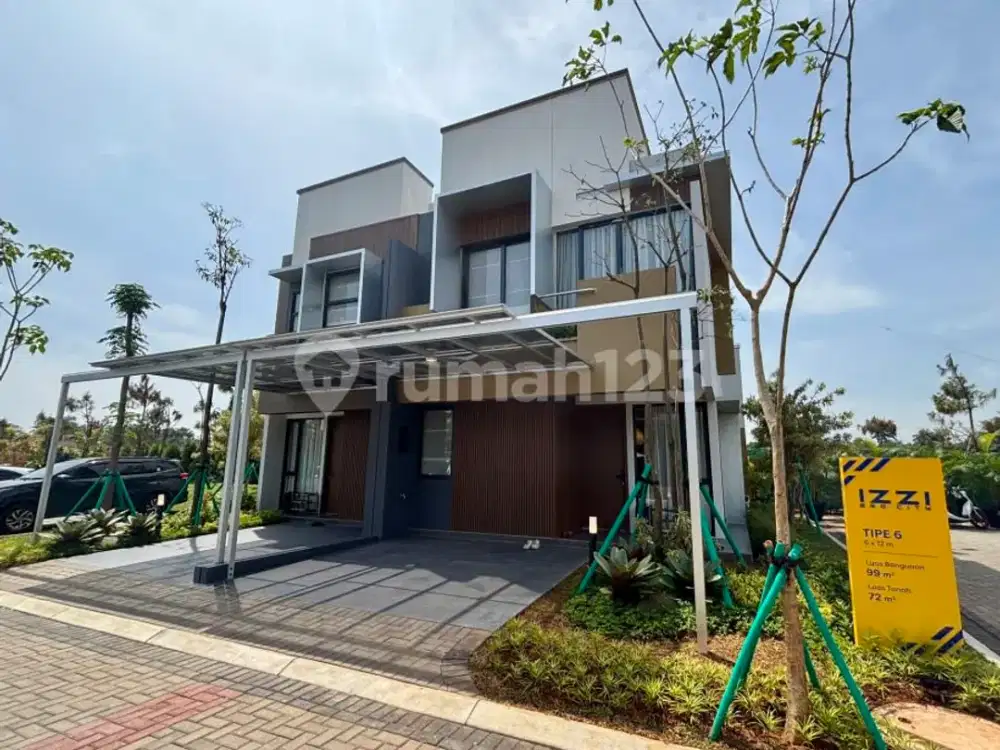 Rumah Dijual Tanpa DP Cluster Izzi BSD Gading Serpong Tangerang