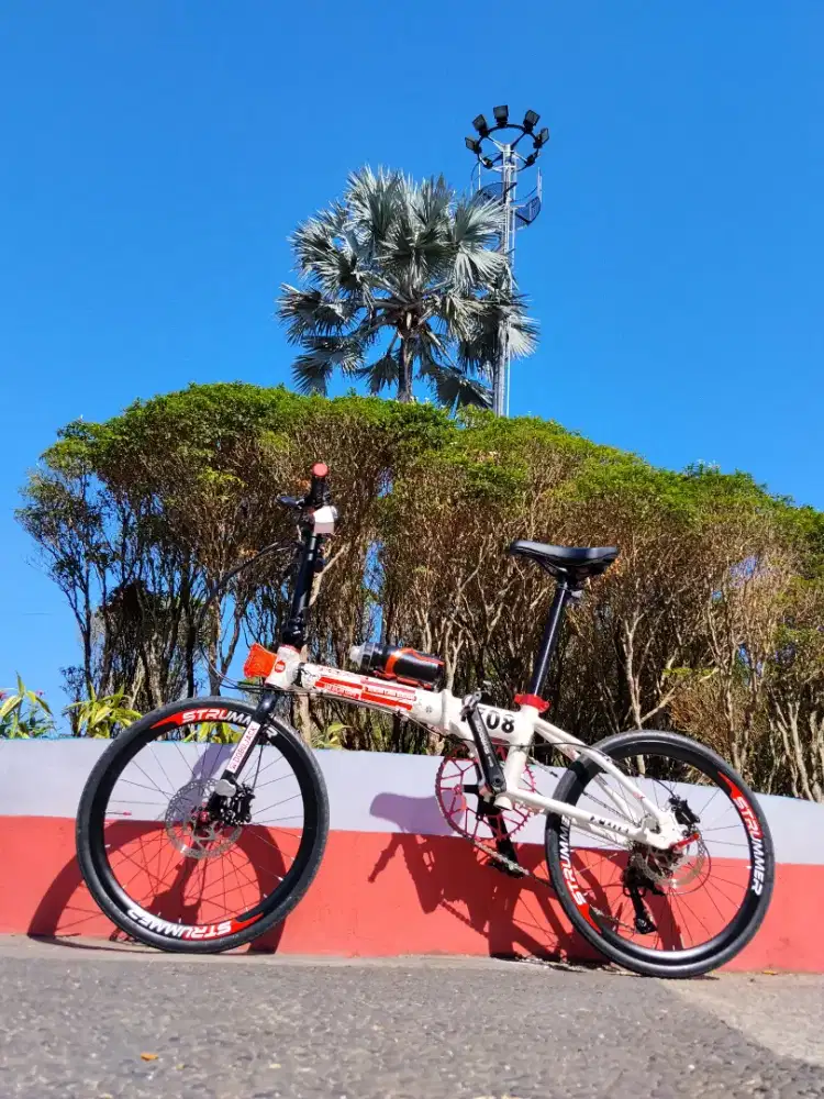 Foldx Xlite Damn I Love Indonesia Full Modif Rasa Road Bike Sora