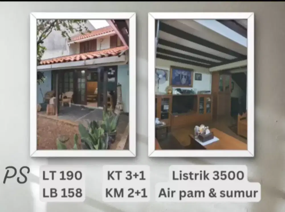 DISEWAKAN / DIJUAL CEPAT - RUMAH 2 LANTAI