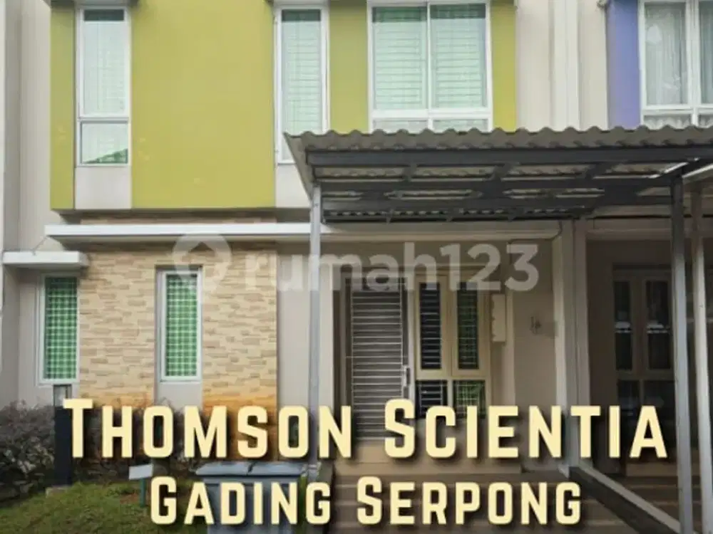 Dijual Rumahmurah Cluster Thomson Scientia Gading Serpong