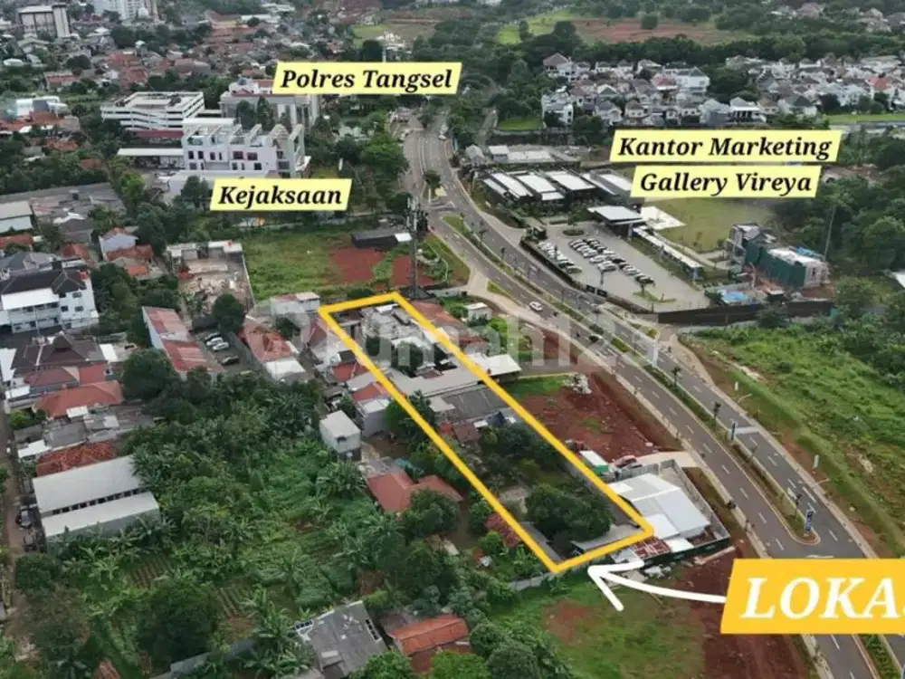 Dijual Hitung Tanah Aja Lokasi Depan Marketing Vireya Bsd Tangsel