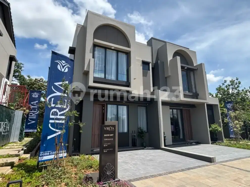 Dijual Rumah Murah Dekat Tol Cluster Vireya BSD Serpong