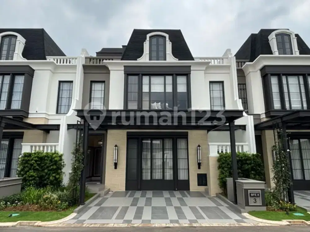 Rumah 3 Lantai Ala Paris Cluster Bellefont Gading Serpong