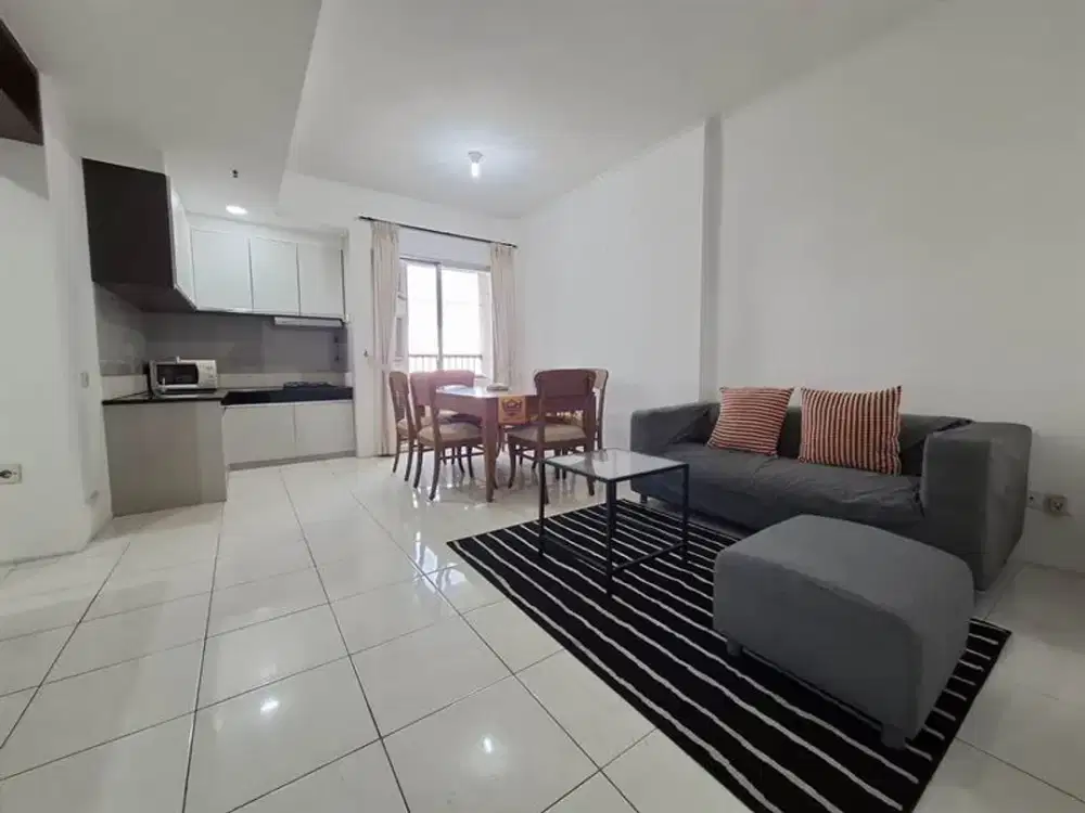 Best Deal! Dijual Apartemen 2 Bedroom Mediterania Marina Residence Ancol – Modern Minimalist Interior Partially Furnished & Sunset View