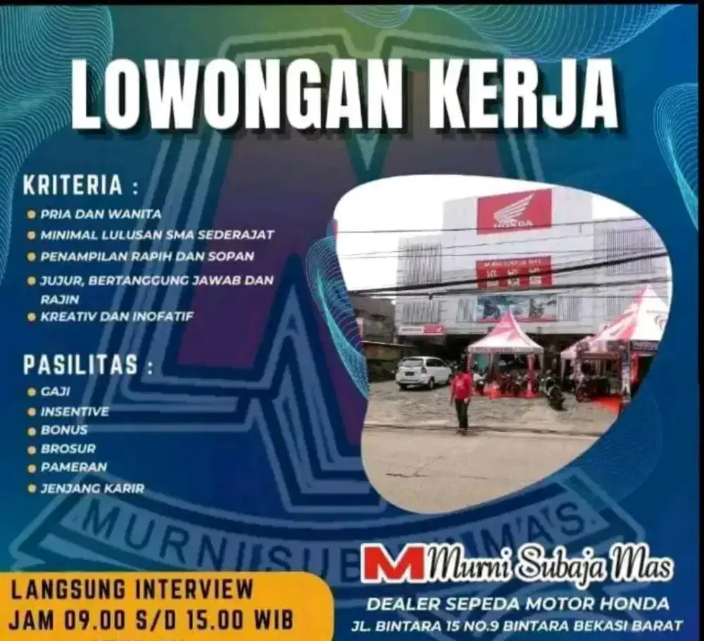 Loker sales honda