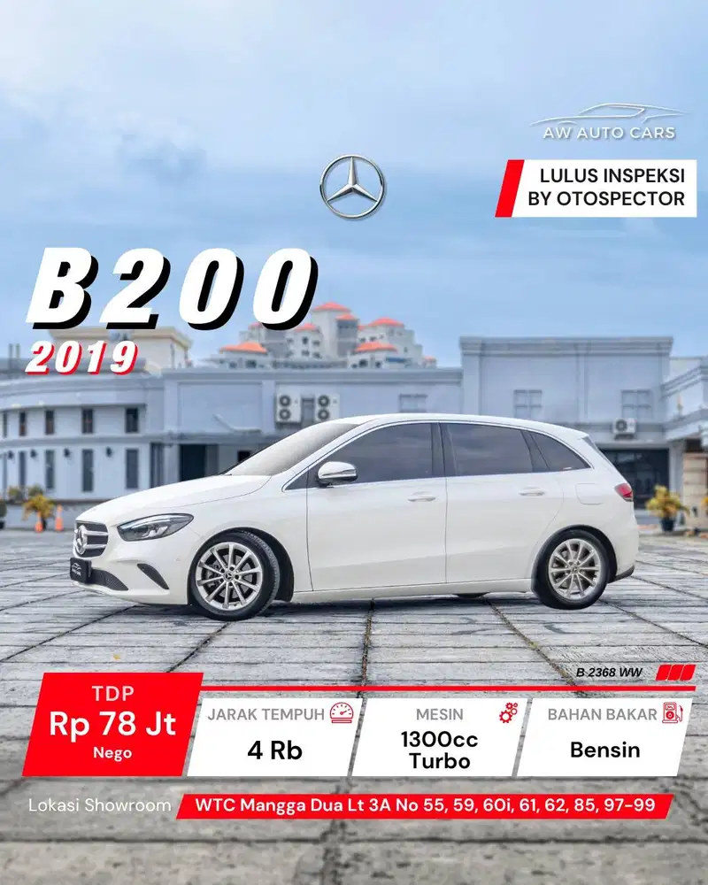 [KM 7 RB] Mercedes Benz B200 NIK 2019 Mercy Progressive Line 2020