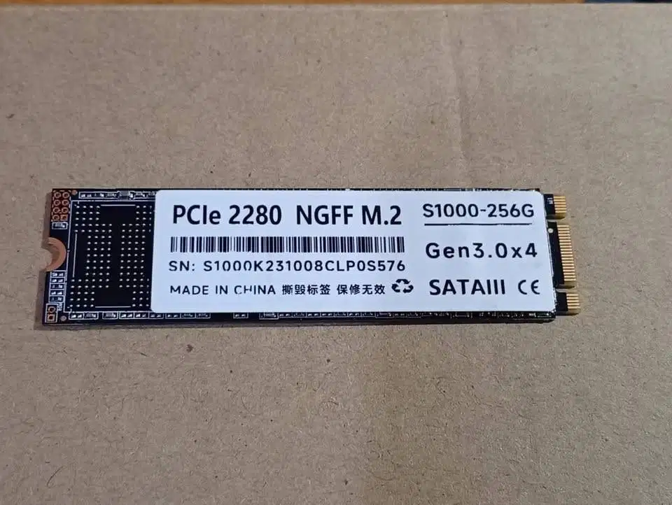 SSD M.2 NVMe 256GB S1000 – Cepat & Cocok untuk Upgrade Laptop/PC