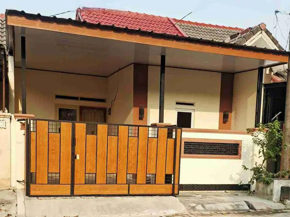 rumah baru renovasi dalam cluster taman harapan baru bekasi