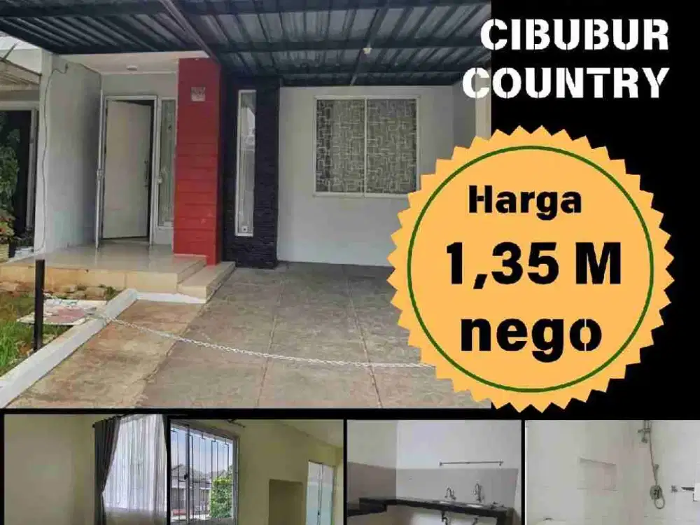 Rumah Rapi Siap Huni di Cibubur Country