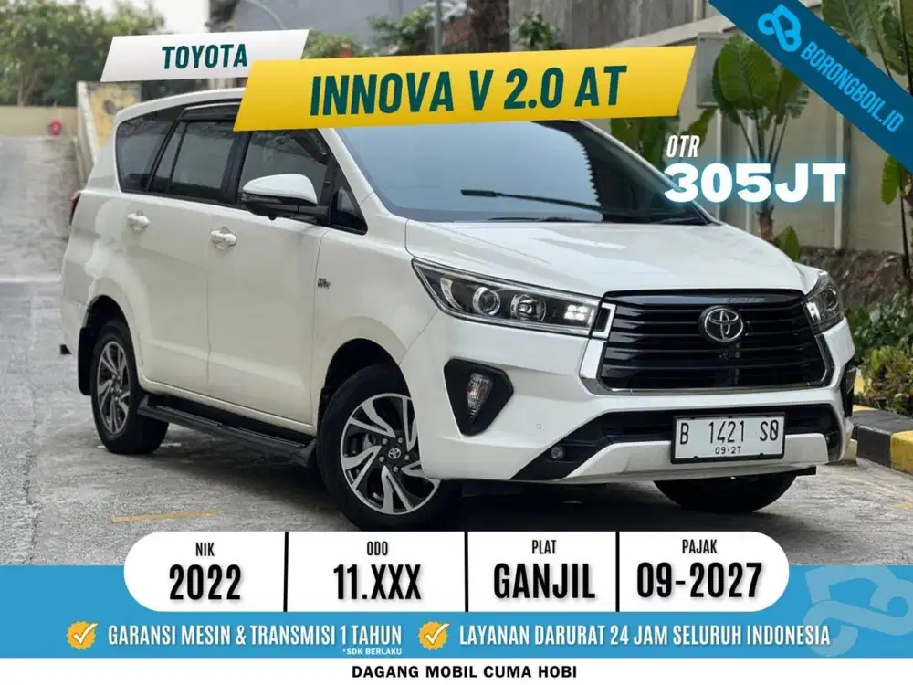 LOW KM 11RB || Toyota Kijang Innova Reborn V 2.0 AT 2022 Putih
