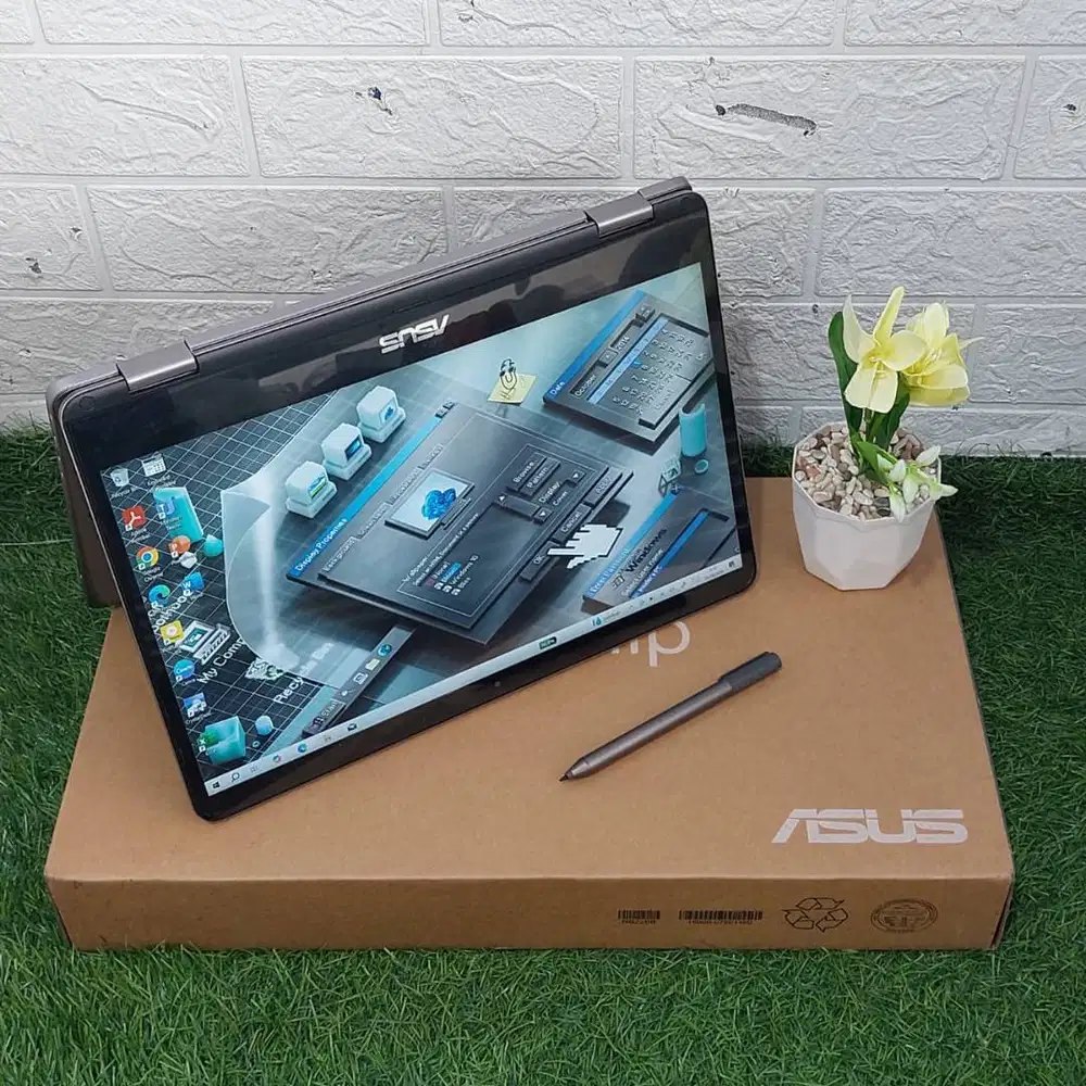 ASUS VIVOBOOK TP401M TOUCHSCREEN FLIP 360° INTEL CELERON N4020 RAM 4GB