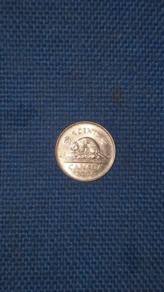 Koin 5 Cent Canada Tahun 2007