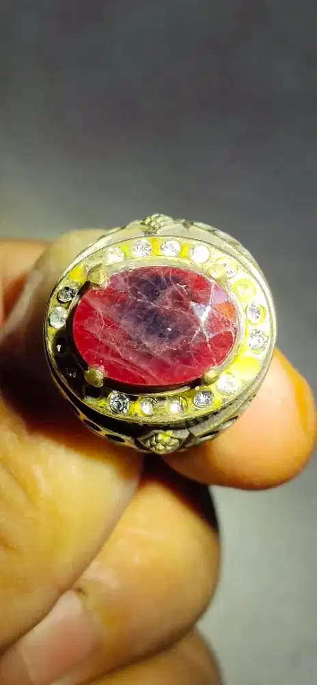 Batu Permata Ruby Pigeon's Blood NTD Myanmar