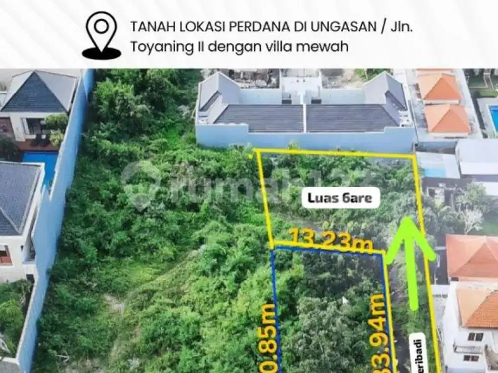 Tanah Lokasi Perdana di Ungasan / Jln. Toyaning Ii dengan Villa Mewah