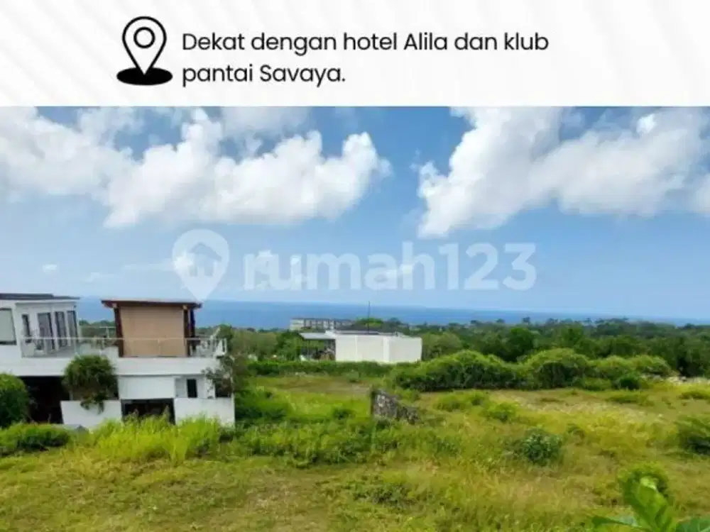 Land For Sale Unblock View At Uluwatu, Close To Alila Hotel And Savaya Beach Club.