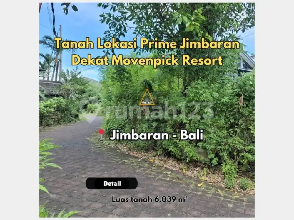 TANAH LOKASI PRIME DI JIMBARAN DEKAT DENGAN MOVENPICK RESORT