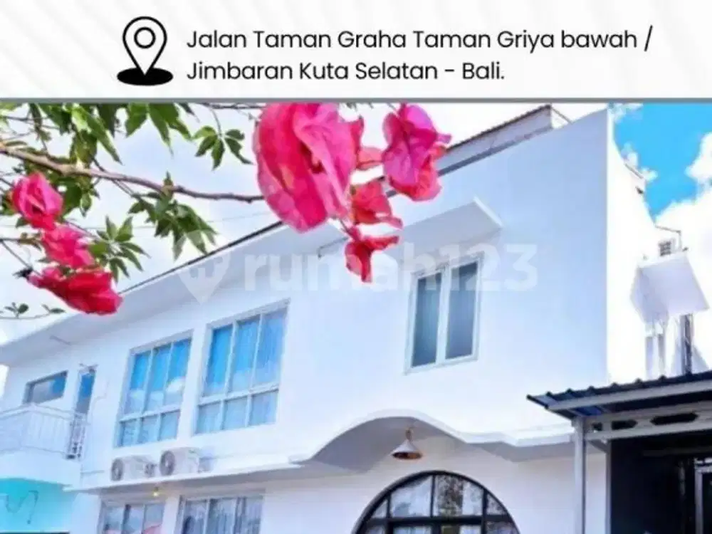Dijual Rumah Semi Villa Area Jalan Taman Graha Taman Griya Bawah / Jimbaran Kuta Selatan - Bali