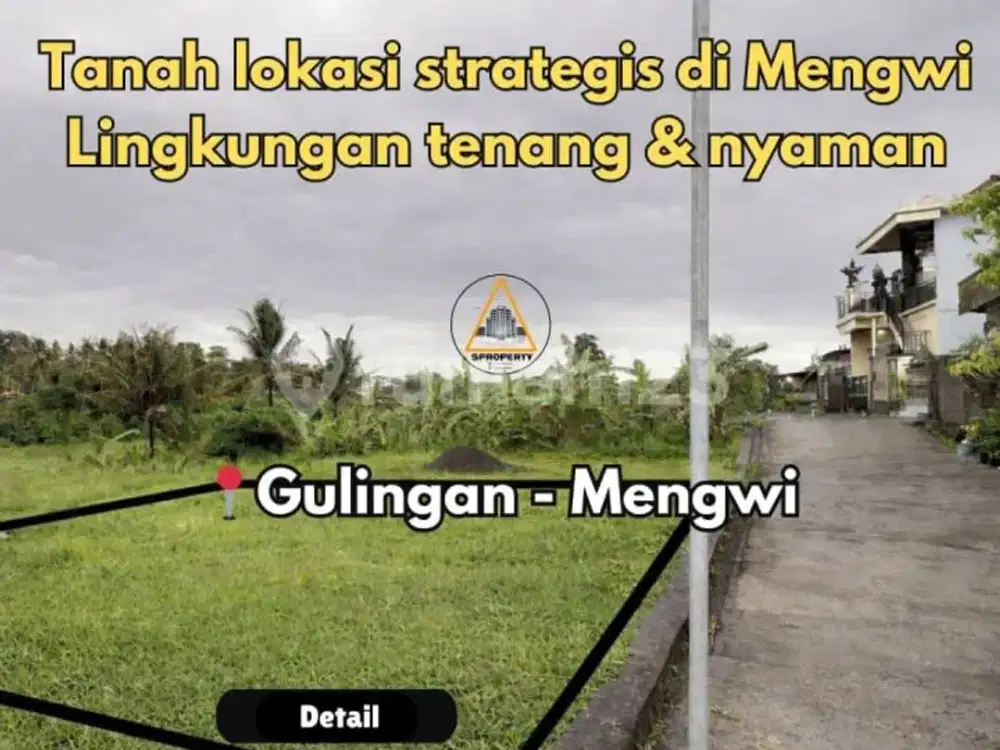 Dijual Tanah Strategis Berlokasi di Mengwi, Baha