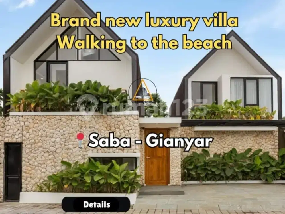 Brand New Luxury Villa Walking To The Beach In Saba Gianyar