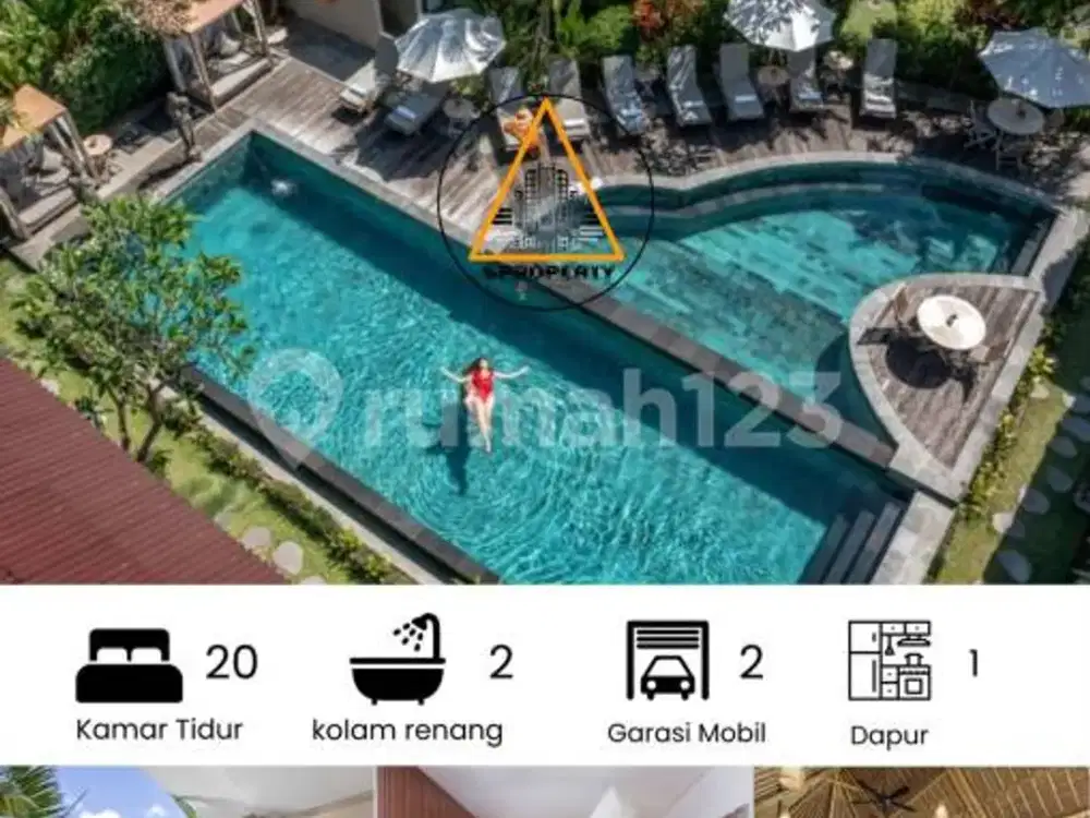 Dijual Hotel Suites Kemenuh Sukawati Dekat Ubud - Bali