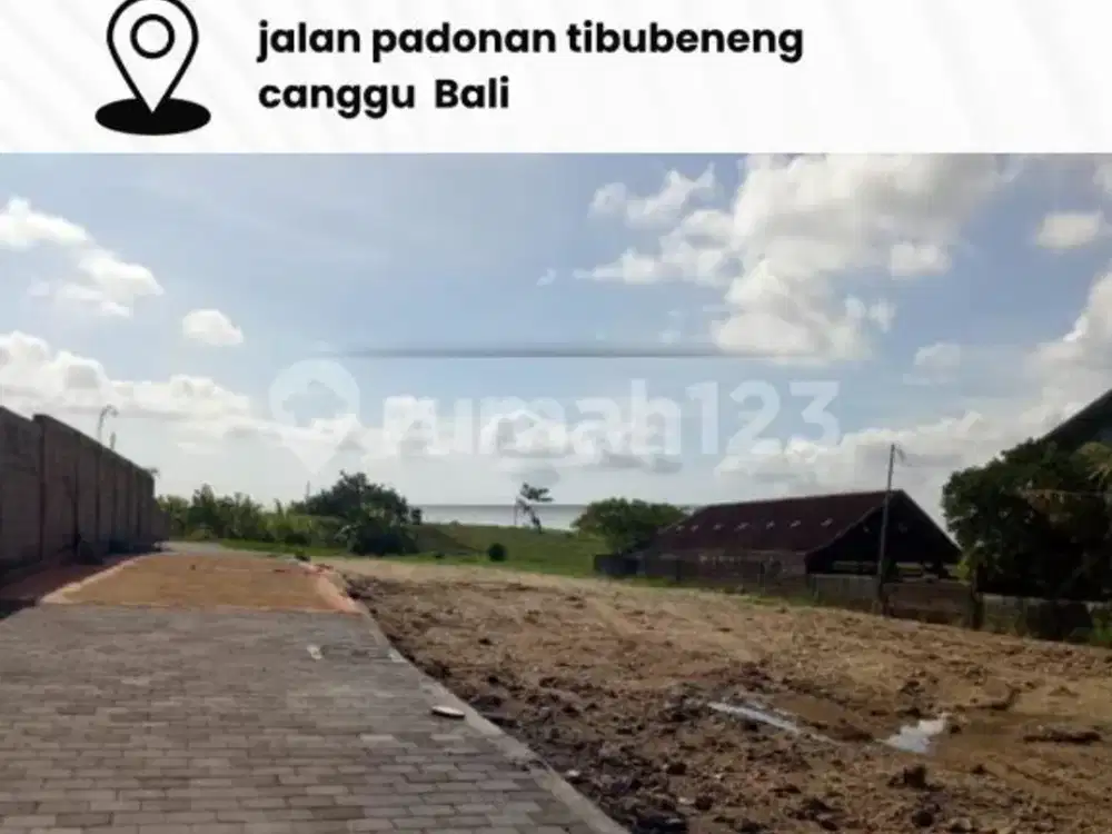 Dijual Tanah Ukuran Kecil Super Langka Siap Bangun di Jalan Padonan Tibubeneng Canggu Bali