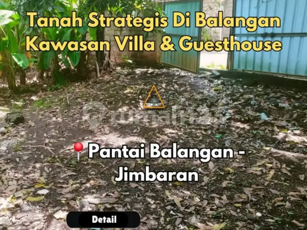 Tanah Lokasi Strategis di Jalan Pantai Balangan