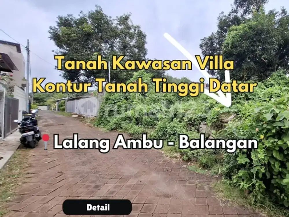 Tanah Kawasan Villa Berlokasi di Lalang Ambu Balangan