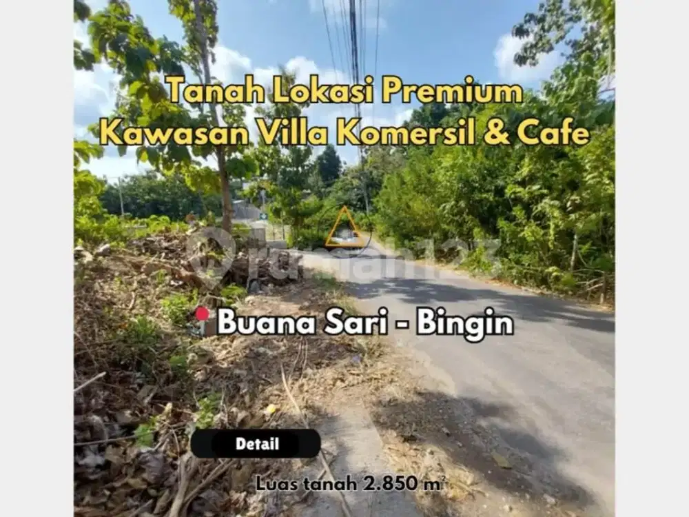 Tanah Langka Premium Berlokasi di Buana Sari Bingin Uluwatu