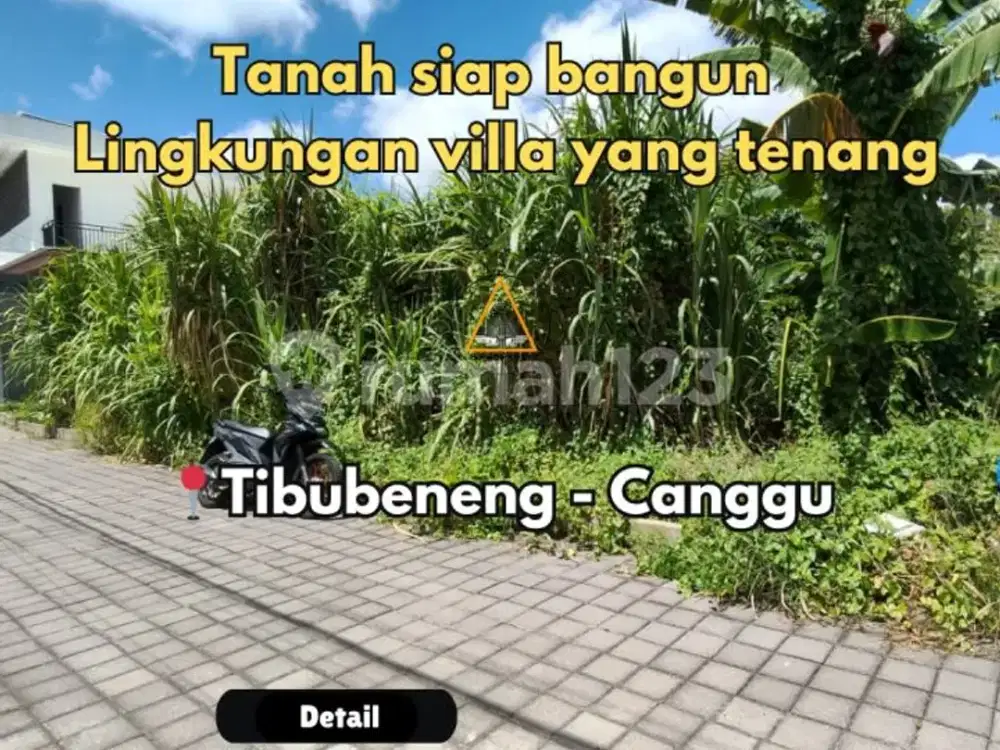 Tanah Siap Bangun Lingkungan Villa Daerah Canggu